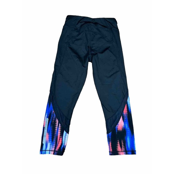 Calvin Klein Womens Performance Wick Tribeca Printed Cropped Leggings Size - Picture 5 of 9